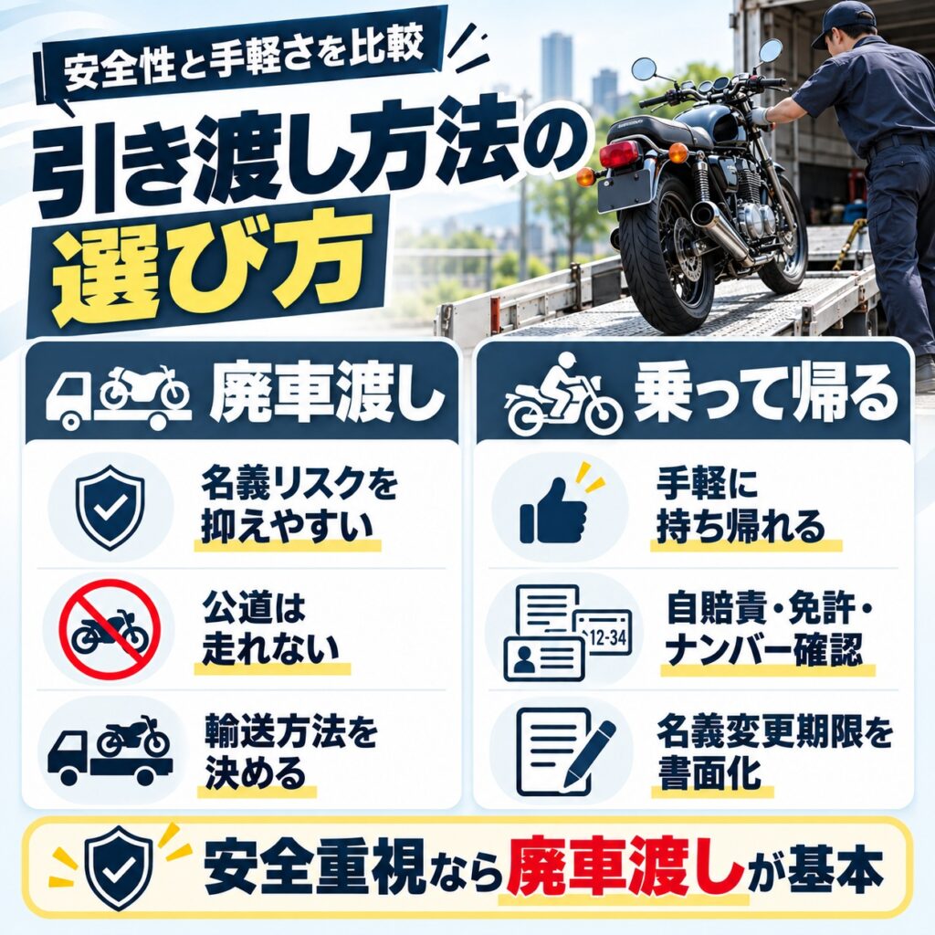 名義変更と引き渡しで失敗しない進め方