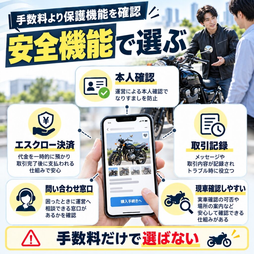 サイト・アプリ・掲示板は安全機能で選ぶ