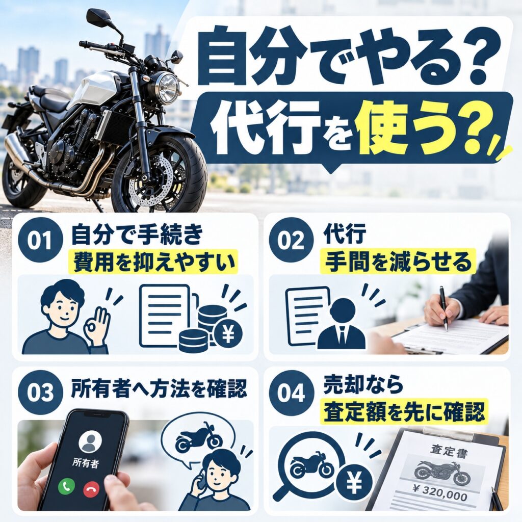 所有権解除は自分でできるが売却なら代行も選べる
